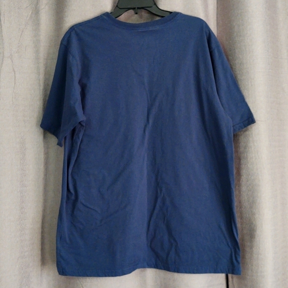 Red Kap Blue Crew Neck Pocket Work T-shirt. Sz Large - Picture 5 of 6